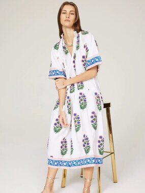 SZ Blockprints Yuva Dress 100% Cotton Size Small